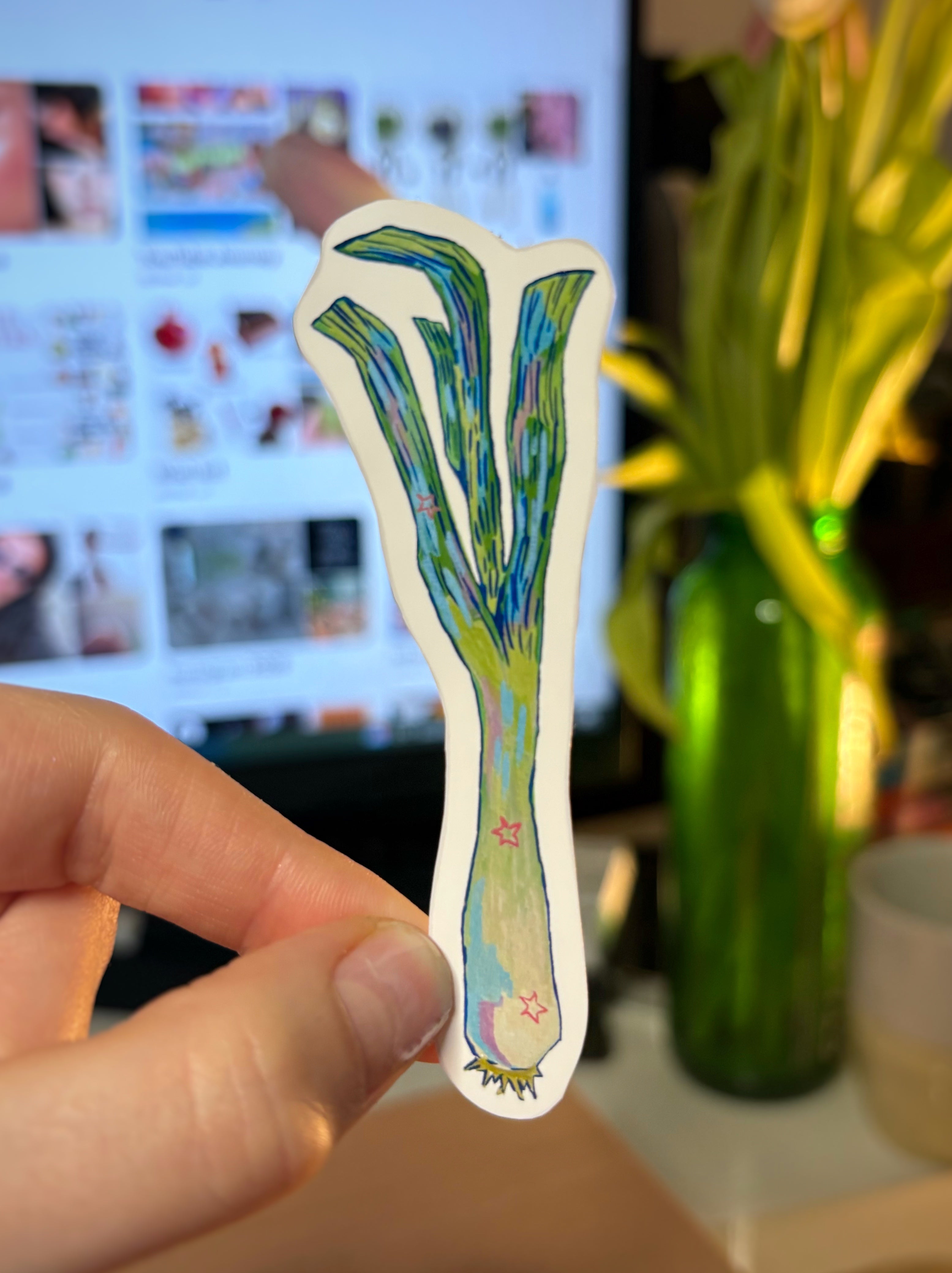 Leek Sticker