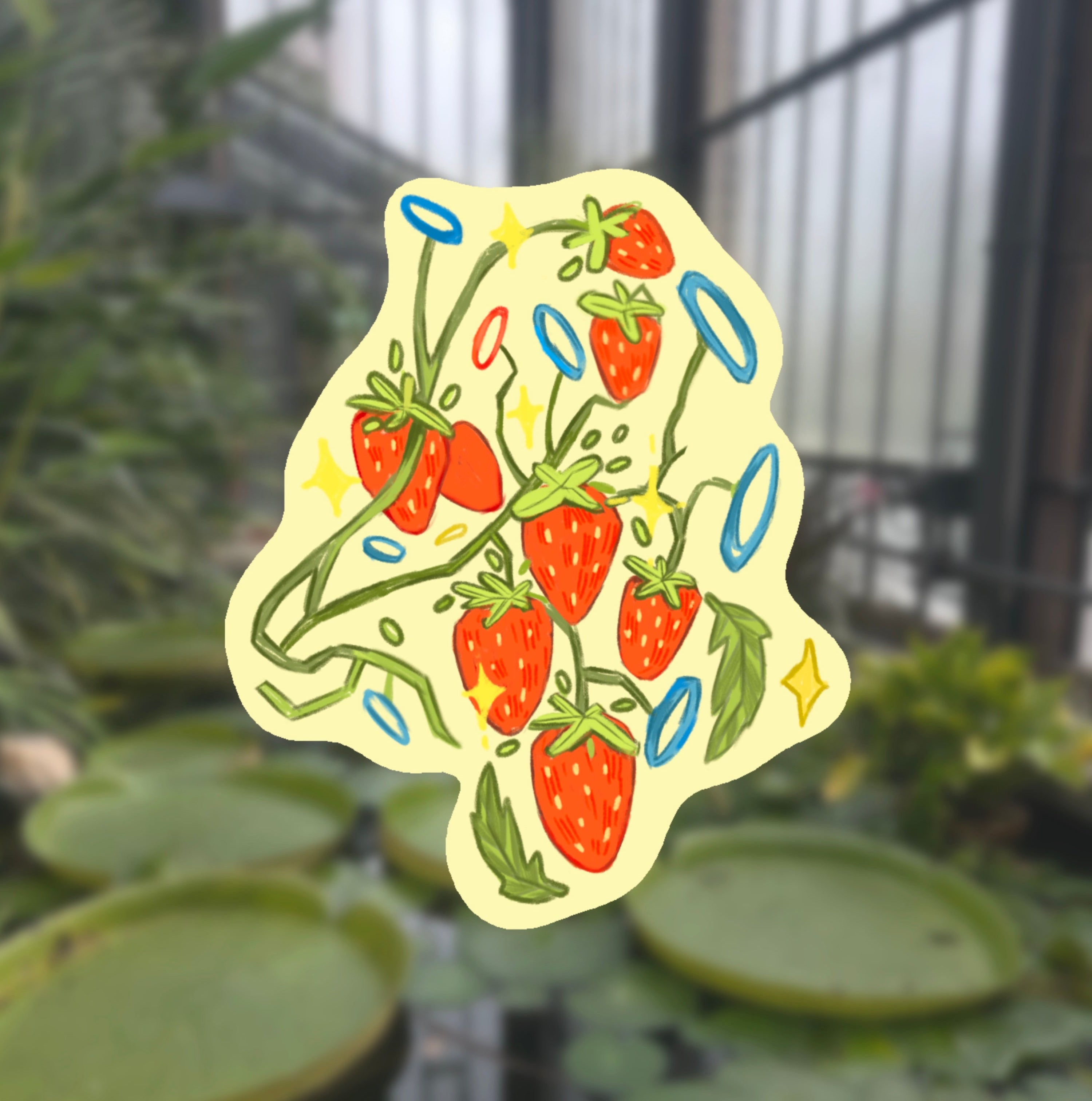Strawberries Sticker
