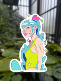 Busy being hot sticker