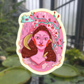 Time to bloom sticker